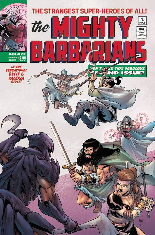 MIGHTY BARBARIANS #2 CVR D CASAS HOMAGE (MR) (17 May Release) - Comicbookeroo Australia