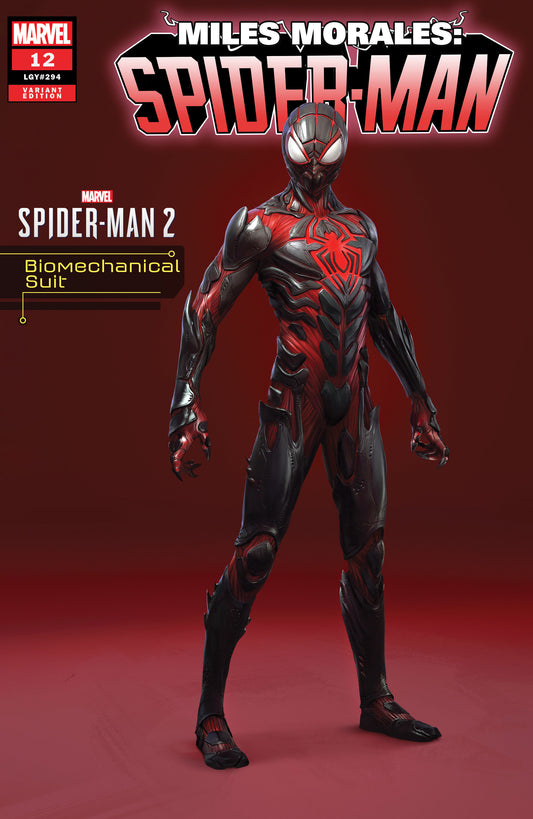 MILES MORALES SPIDER-MAN #12 BIOMECHANICAL SUIT SPIDER-MAN 2 VAR (Backorder, Allow 2-3 Weeks)