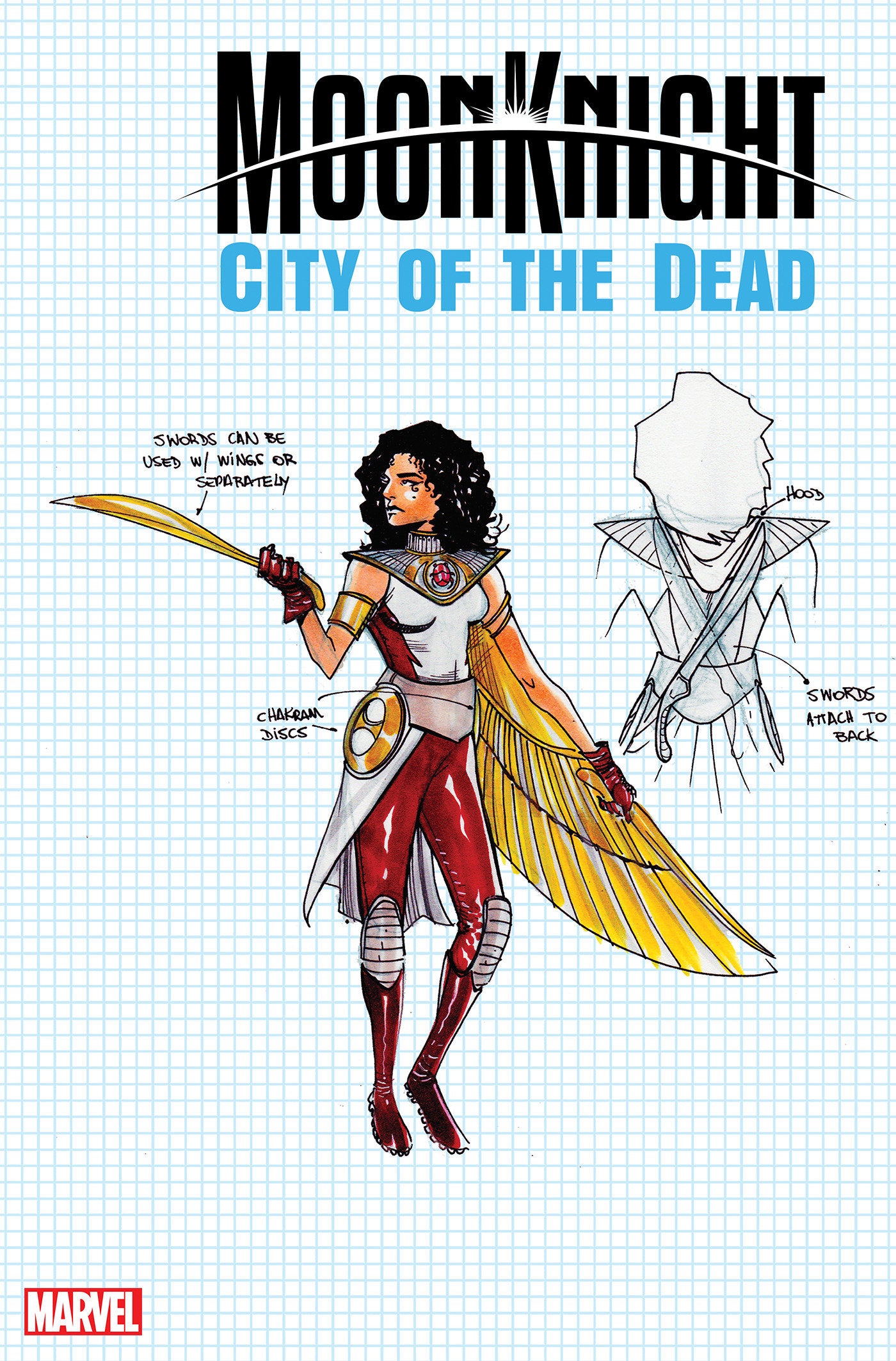 MOON KNIGHT CITY OF THE DEAD #2 (OF 5) INCV 1:10 DESIGN VAR - Comicbookeroo