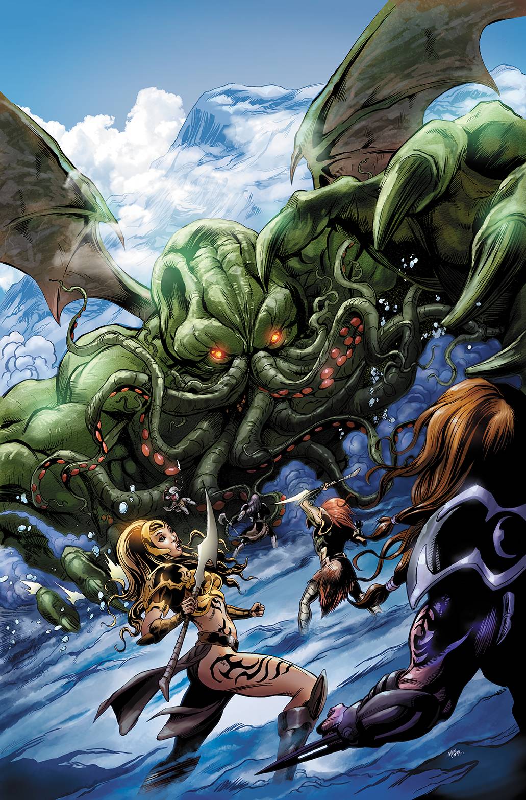 MYTHS & LEGENDS QUARTERLY DAGON CVR B OTERO (31 May Release) - Comicbookeroo Australia