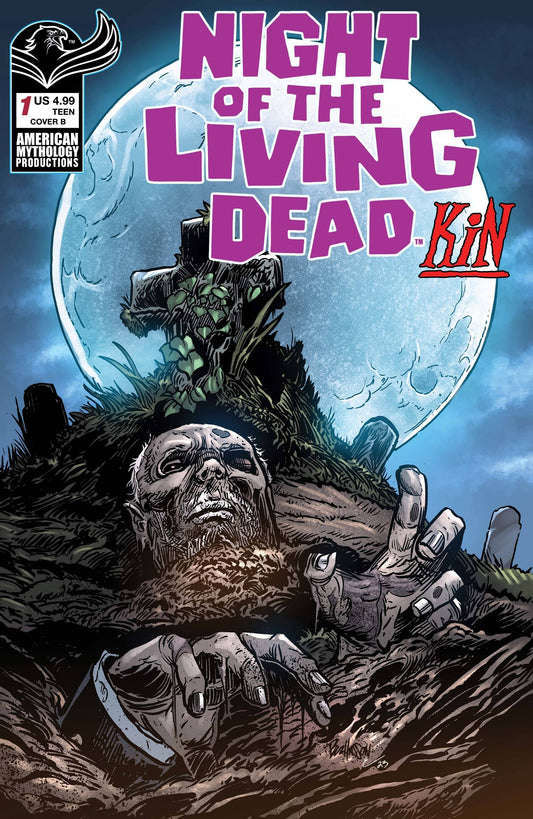 NIGHT OF THE LIVING DEAD KIN #1 CVR B HASSON OUT OF GRAVE (11 Oct Release) - Comicbookeroo Australia