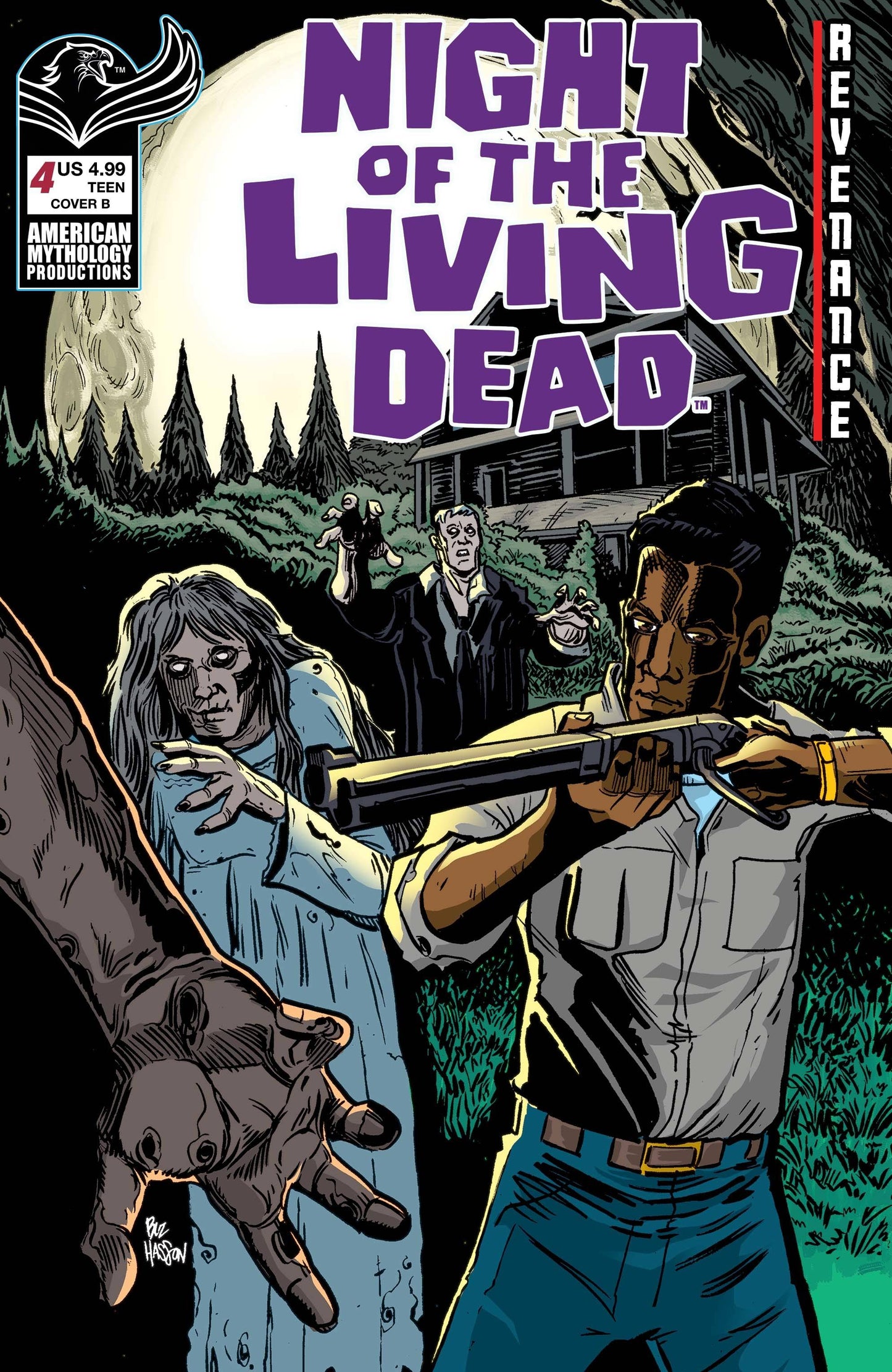 NIGHT OF THE LIVING DEAD REVENANCE #4 CVR B HASSON (19 Jul Release) - Comicbookeroo Australia