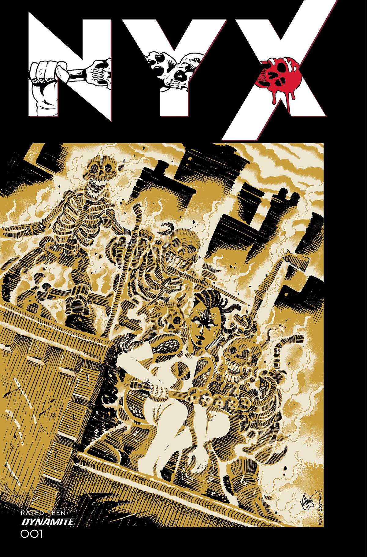 NYX #1 CVR O FOC BONUS TMNT HOMAGE HAESER (Backorder, Allow 3-4 Weeks) - Comicbookeroo Australia