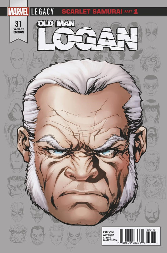 OLD MAN LOGAN #31 1:10 MCKONE LEGACY HEADSHOT INCV LEG - Comicbookeroo Australia