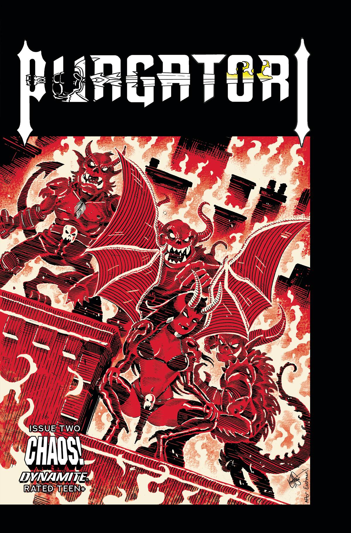 PURGATORI #2 CVR J FOC BONUS TMNT HOMAGE HAESER (Backorder, Allow 3-4 Weeks) - Comicbookeroo Australia