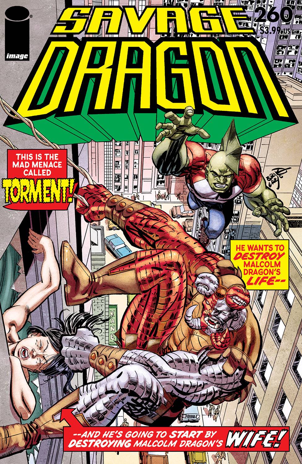 SAVAGE DRAGON #260 CVR A LARSEN (MR) - Comicbookeroo Australia