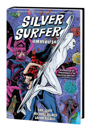 SILVER SURFER SLOTT ALLRED OMNIBUS HC WRPAD CVR NEW PTG - Comicbookeroo Australia
