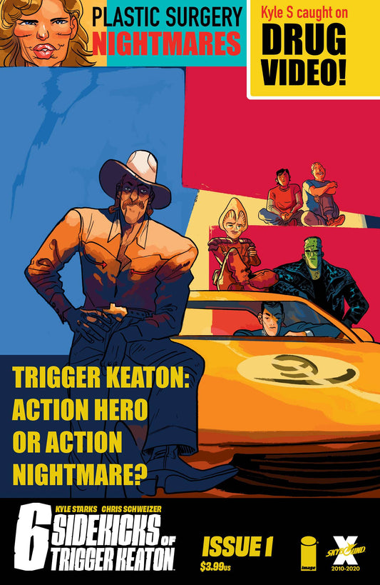 SIX SIDEKICKS OF TRIGGER KEATON #1 CVR B HENDERSON (MR) - Comicbookeroo Australia