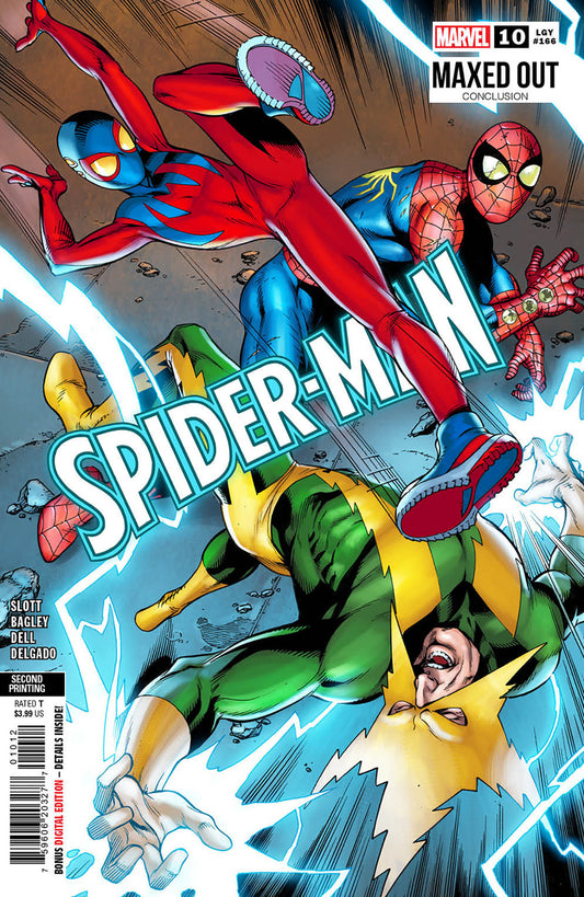 SPIDER-MAN #10 2ND PTG MARK BAGLEY VAR - Comicbookeroo Australia