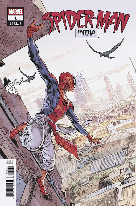 SPIDER-MAN INDIA #1 (OF 4) 2ND PTG ABHISHEK MALSUNI VAR (26 Jul Release) - Comicbookeroo Australia