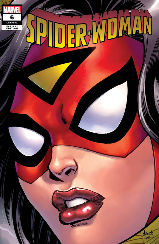 SPIDER-WOMAN (2020) #6 NAUCK HEADSHOT VAR - Comicbookeroo Australia