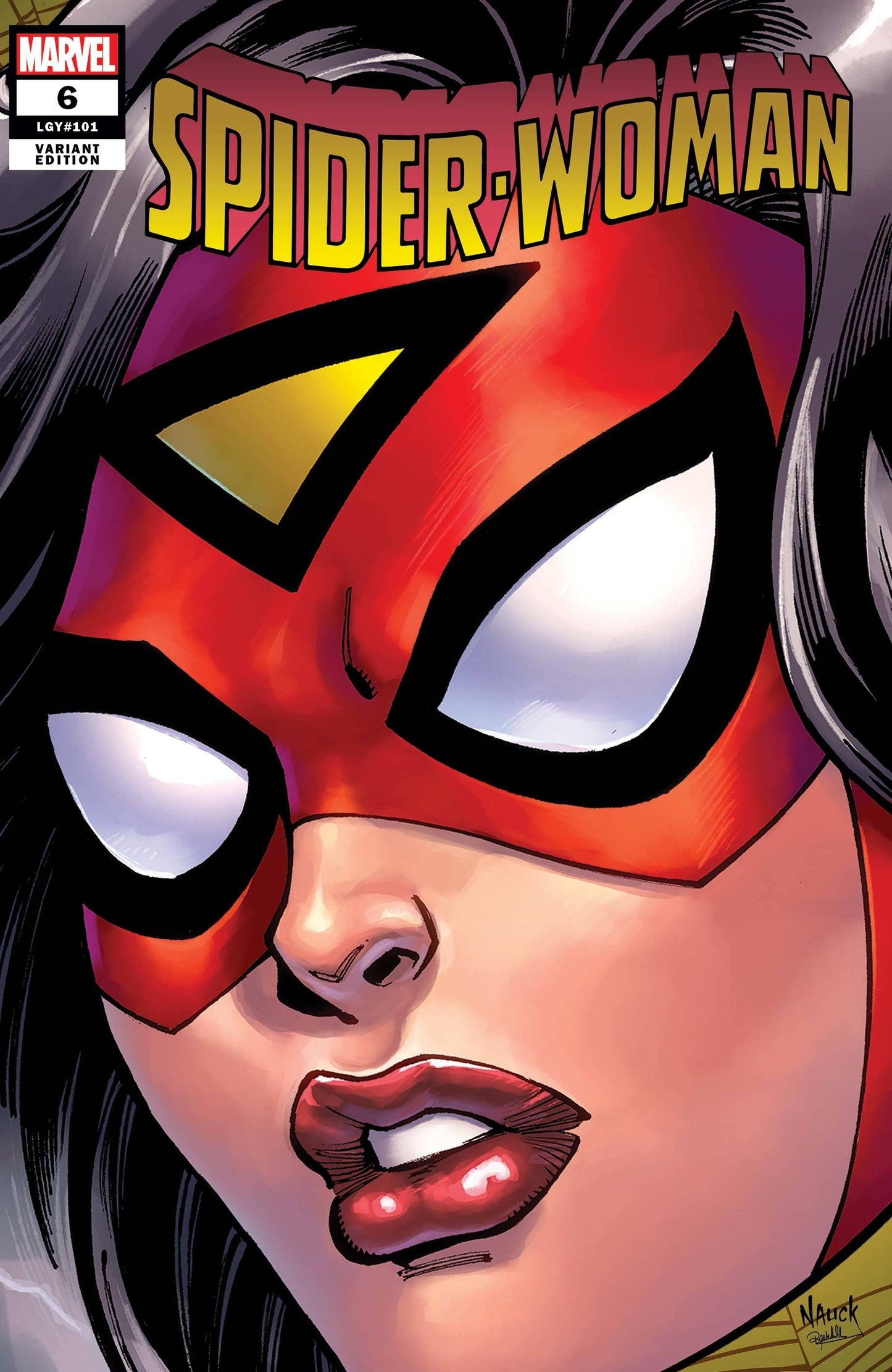 SPIDER-WOMAN (2020) #6 NAUCK HEADSHOT VAR - Comicbookeroo Australia