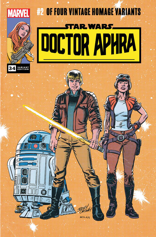 STAR WARS DOCTOR APHRA #34 ORDWAY CLASSIC TRADE DRESS VAR (19 Jul) - Comicbookeroo Australia