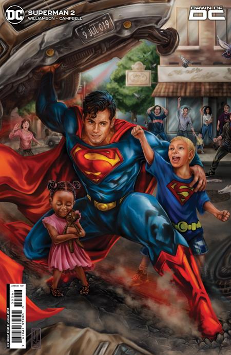 SUPERMAN #2 CVR F INC 1:25 JUANJO LOPEZ CARD STOCK VAR - Comicbookeroo Australia