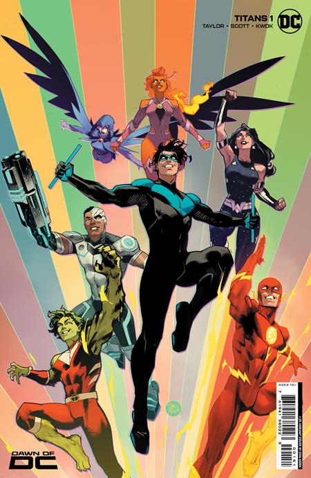 TITANS #1 CVR E INC 1:25 DAN MORA CARD STOCK VAR (16 May) - Comicbookeroo Australia