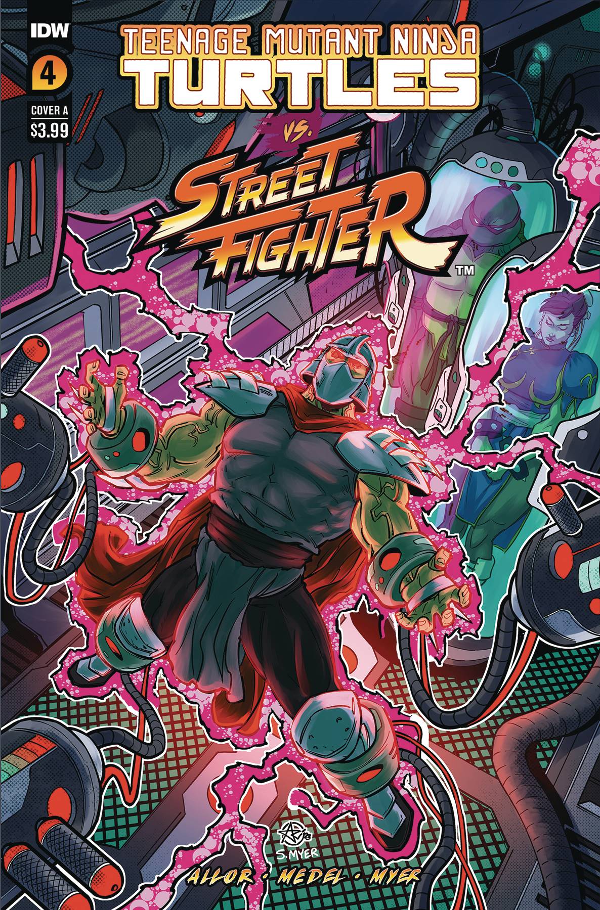 TMNT VS. STREET FIGHTER #4 (OF 5) CVR A MEDEL (27 Sep Release) - Comicbookeroo Australia