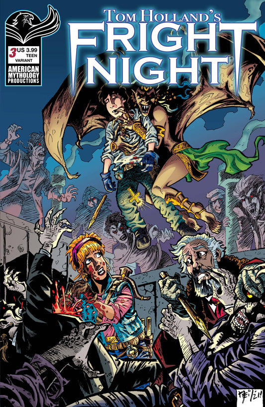 TOM HOLLANDS FRIGHT NIGHT #3 CVR B VOKES (Backorder, Allow 4-5 Weeks) - Comicbookeroo