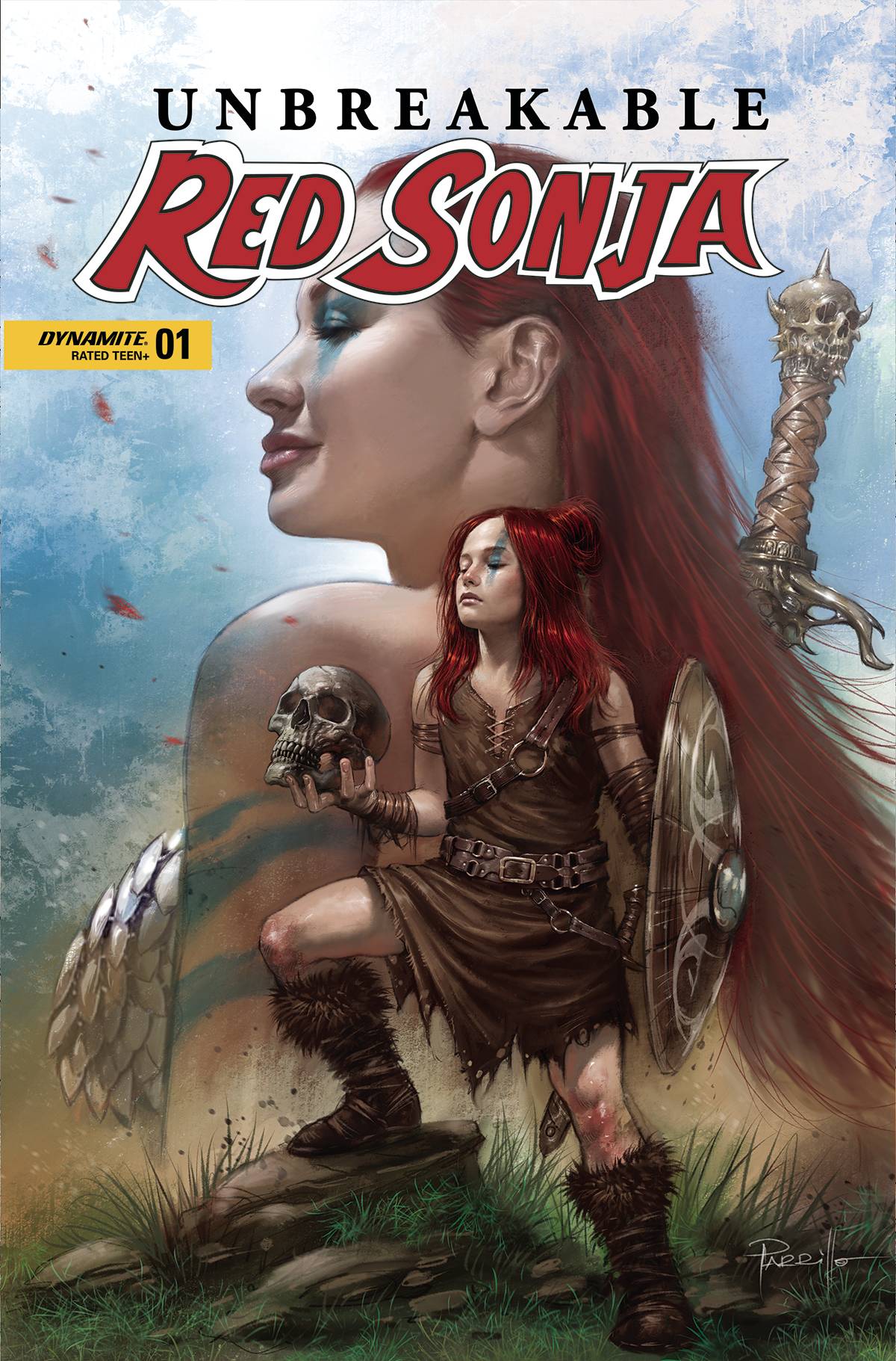 UNBREAKABLE RED SONJA #1 CVR A PARRILLO - Comicbookeroo Australia