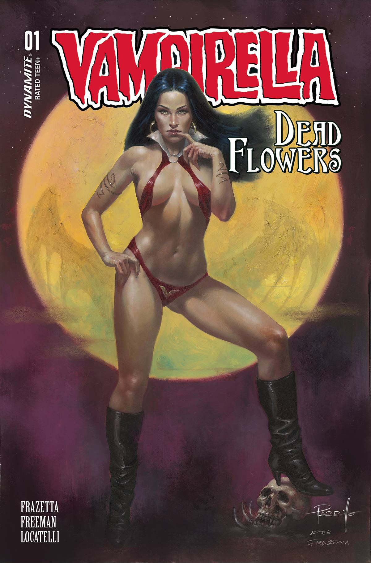 VAMPIRELLA DEAD FLOWERS #1 (OF 4) CVR A PARRILLO (04 Oct Release) - Comicbookeroo Australia