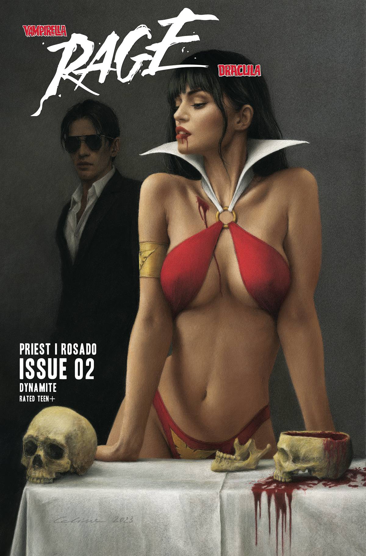 VAMPIRELLA DRACULA RAGE #2 CVR B CELINA - Comicbookeroo Australia