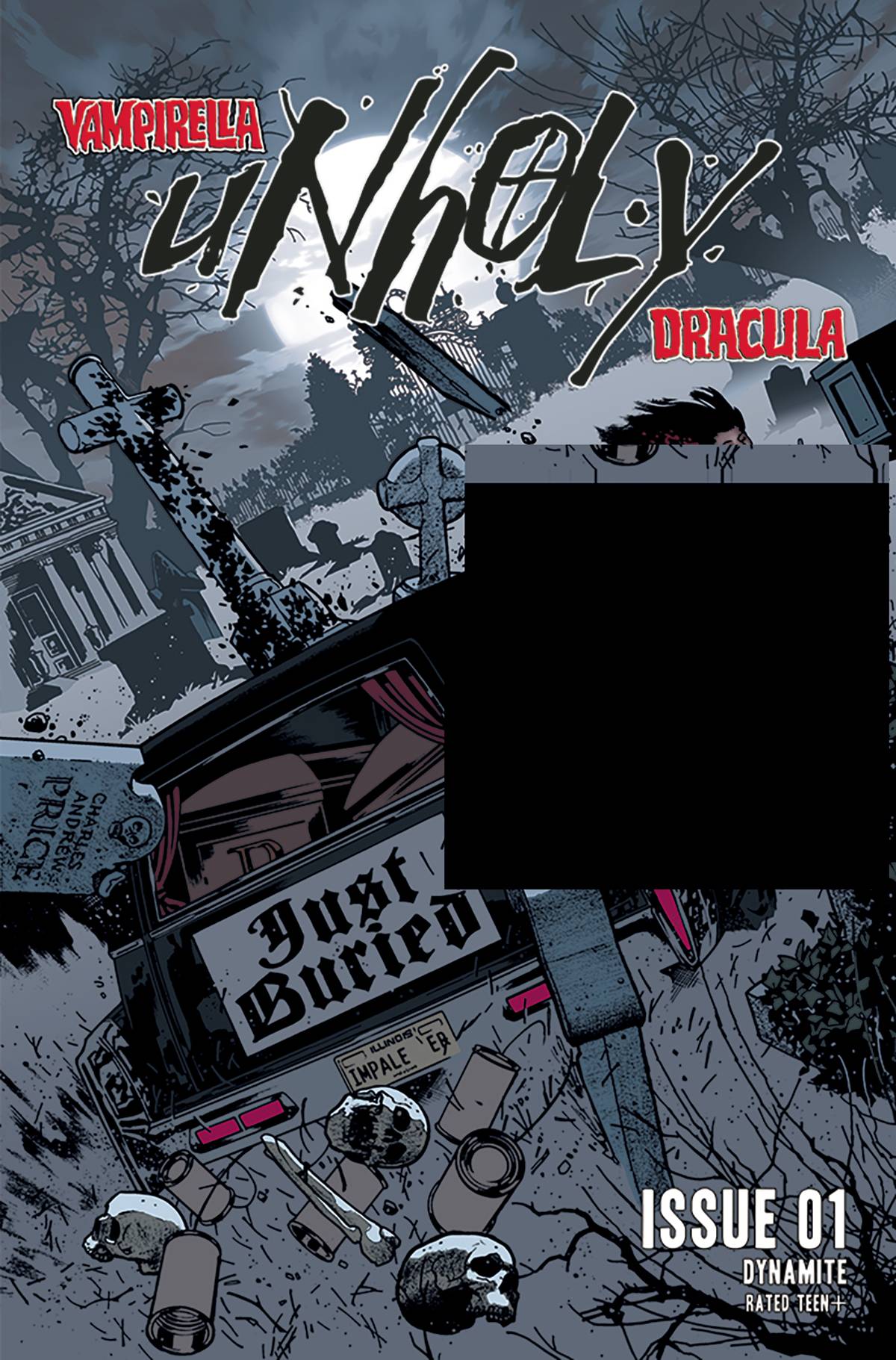 VAMPIRELLA DRACULA UNHOLY #1 CVR E HUGHES (Backorder, Allow 3-4 Weeks) - Comicbookeroo Australia