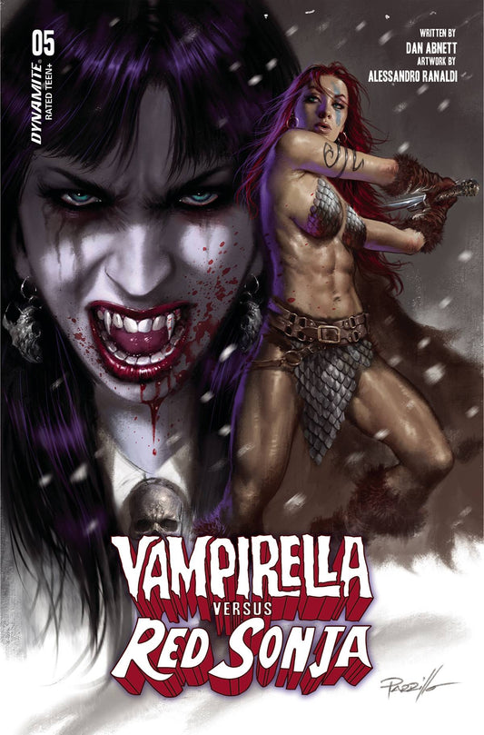 VAMPIRELLA VS RED SONJA #5 CVR A PARRILLO (08 Mar Release) - Comicbookeroo Australia