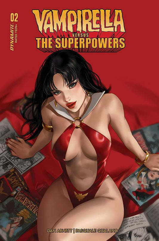 VAMPIRELLA VS SUPERPOWERS #2 CVR B LEIRIX - Comicbookeroo Australia