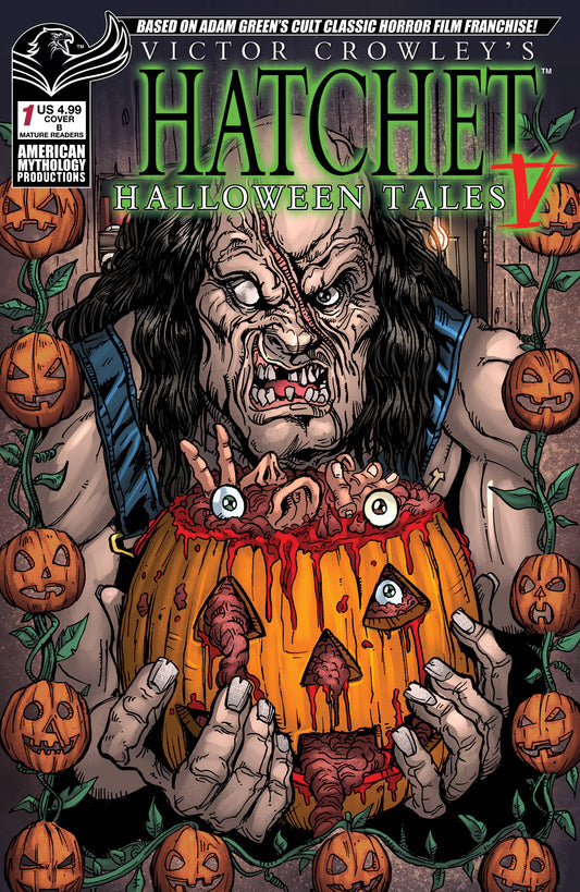 VICTOR CROWLEYS HATCHET HALLOWEEN TALES V #1 CVR B CALZADA ( (25 Oct Release) - Comicbookeroo Australia