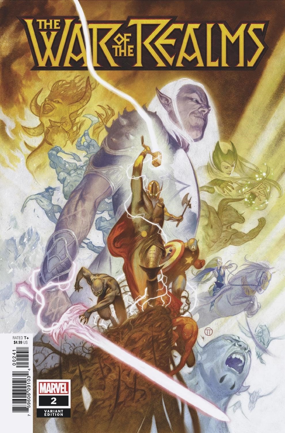 WAR OF REALMS #2 (OF 6) 1:50 TEDESCO INCV WR - Comicbookeroo Australia