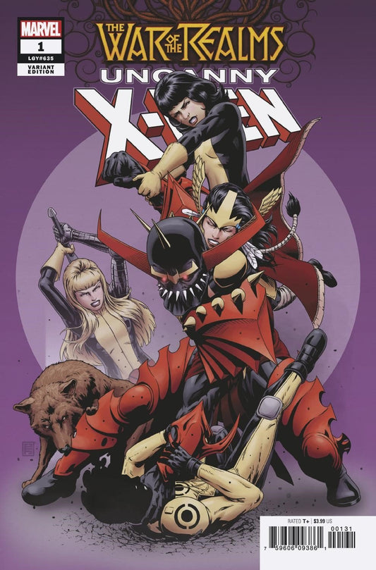 WAR OF REALMS UNCANNY X-MEN #1 (OF 3) 1:50 CHRISTOPHER INCV WR - Comicbookeroo Australia