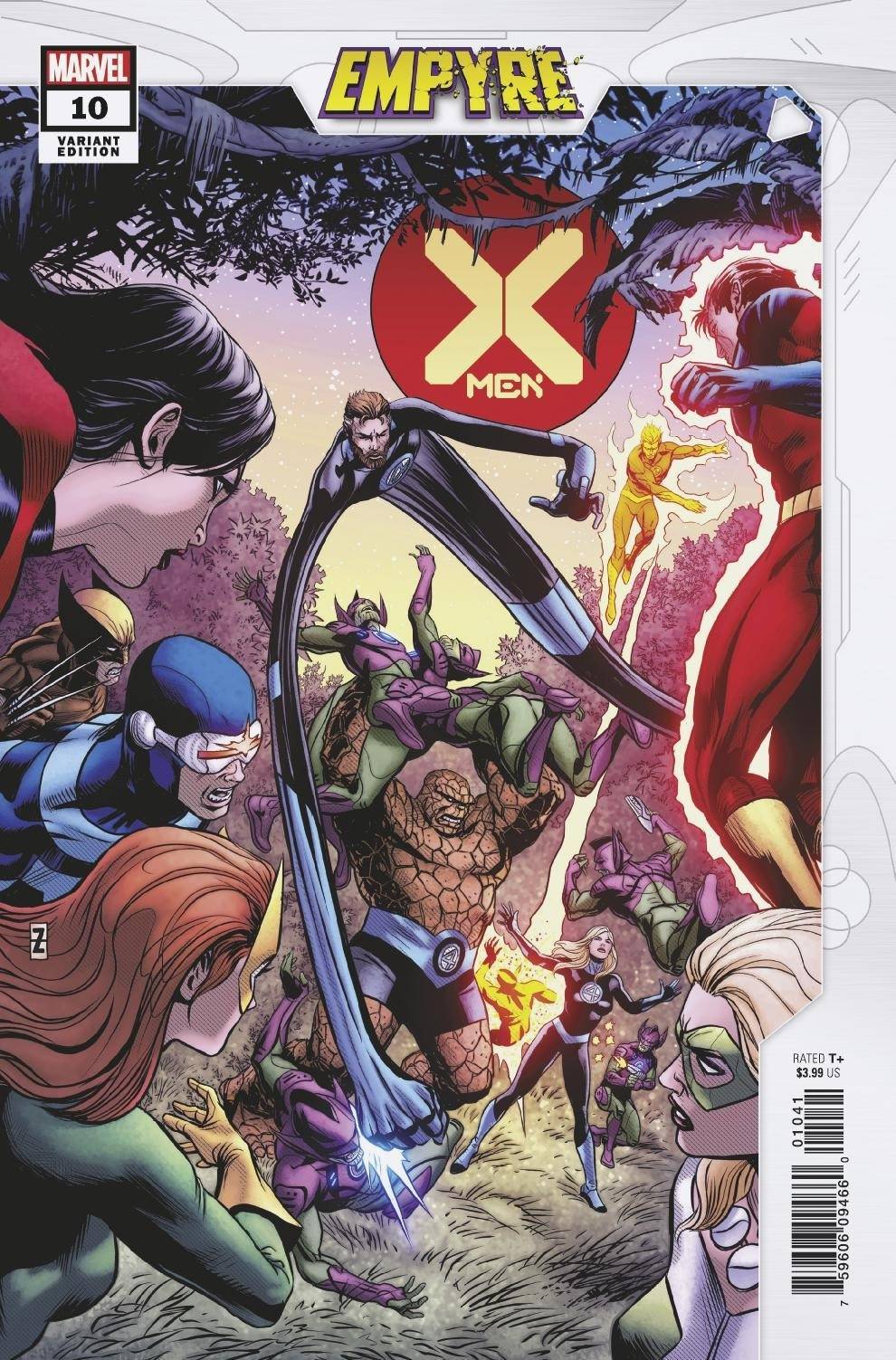 X-MEN (2019) #10 ZIRCHER CONFRONTATION VAR EMP - Comicbookeroo Australia