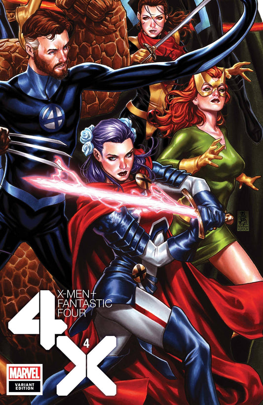 X-MEN FANTASTIC FOUR #4 (OF 4) BROOKS CONNECTING VAR - Comicbookeroo Australia