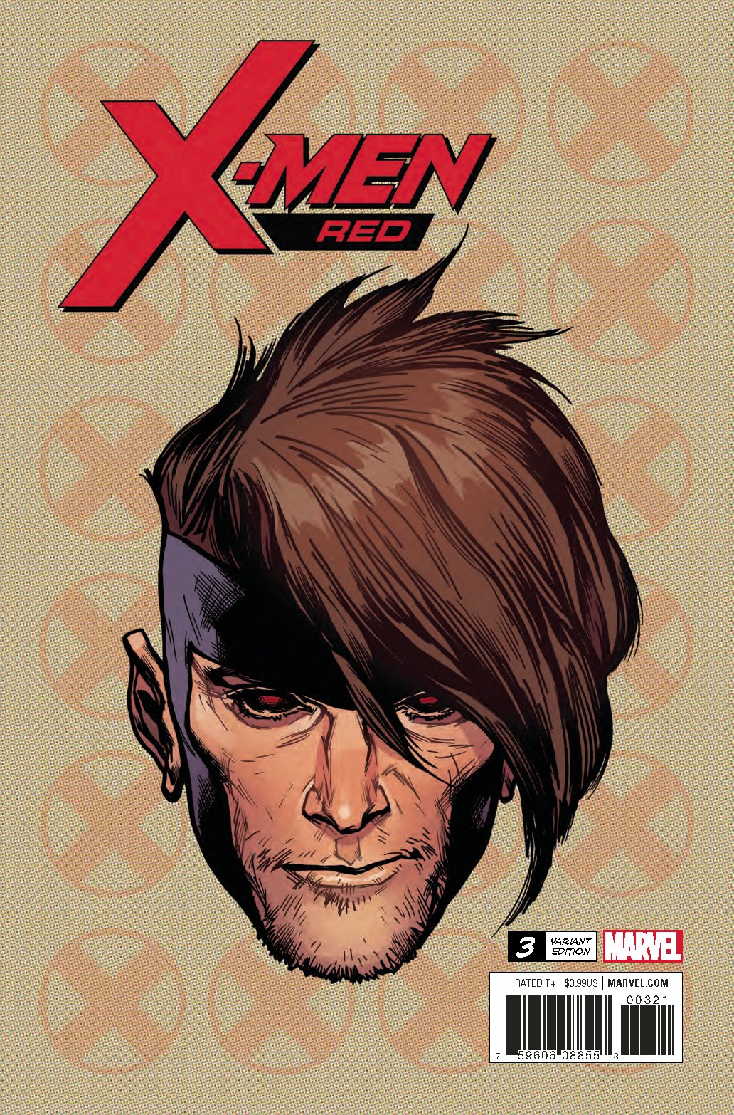 X-MEN RED (2018) #3 1:10 CHAREST HEADSHOT INCV LEG - Comicbookeroo Australia