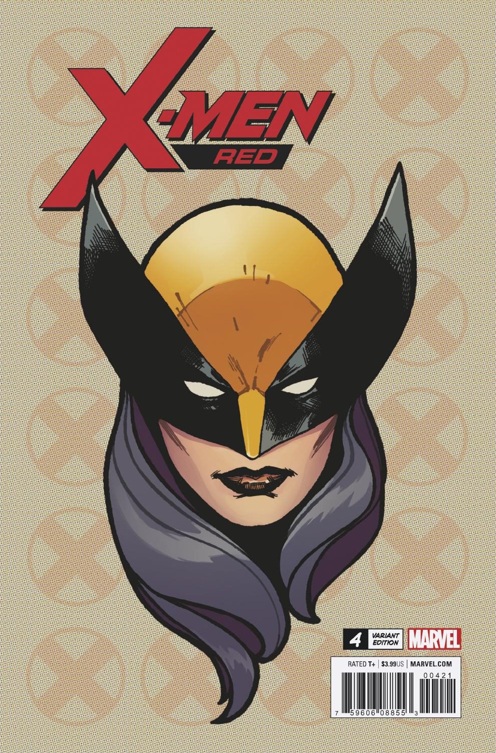 X-MEN RED (2018) #4 1:10 CHARSET HEADSHOT INCV LEG - Comicbookeroo Australia